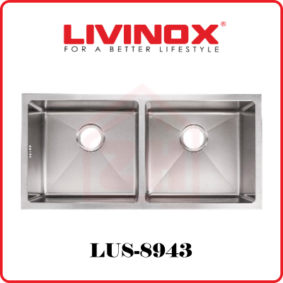 LIVINOX 2 Bowls SS UM Sink LUS-8943