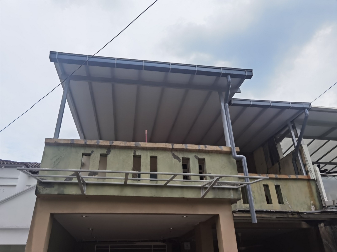 Balcony Awning Subang Jaya Balcony Aluminium Composite Panel Roofing ...