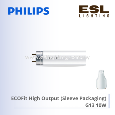 PHILIPS ECOFit HIGH OUTPUT LED TUBE (SLEEVE PACKAGING) T8 10W 929001299968 929001277468 929001277568