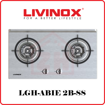 LIVINOX 2 Burner Gas Hob LGH-ABIE 2B-SS