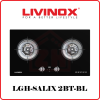 LIVINOX 2 Burner Gas Hob LGH-SALIX 2BT-BL LIVINOX BUILT-IN GAS HOB BUILT-IN GAS HOB KITCHEN APPLIANCES
