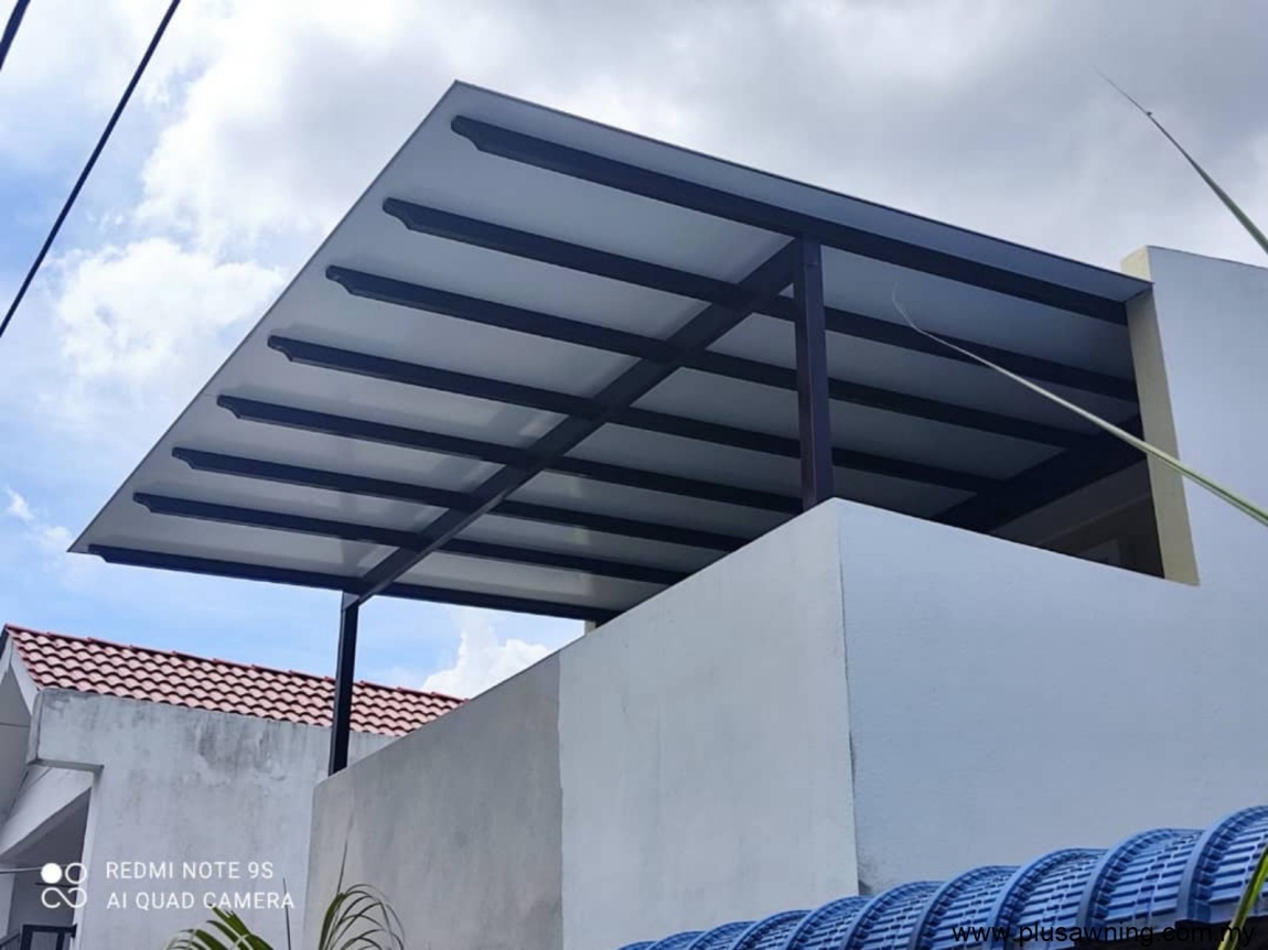 Sample Of Balcony ACP Roofing Design Taman Kantan Permai Balcony Aluminium Composite Panel Roofing  Roofing & Awning Malaysia Reference Renovation Design 