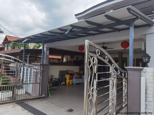 Car Porch ACP Roof Design In Taman Connaught, KL