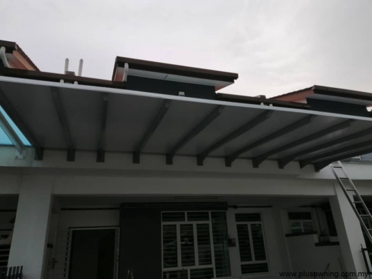 Car Porch ACP Roof Design In Taman Puchong Utama