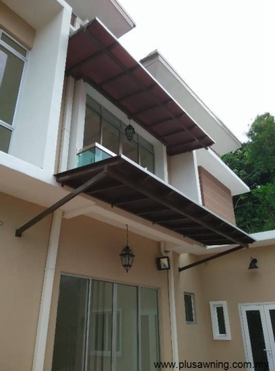 Rainproof Polycarbonate Awning Roof Design