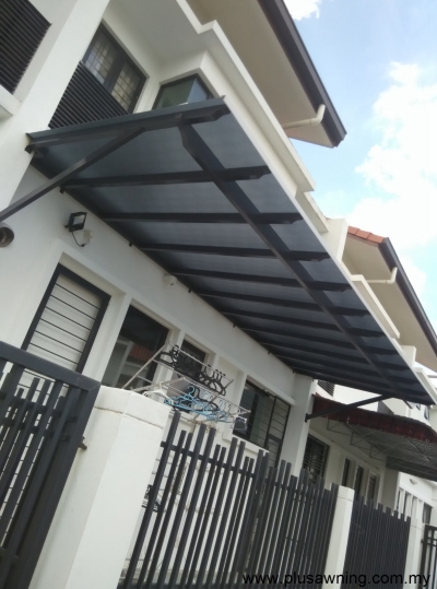 Reka Bentuk Bumbung Awning Polikarbonat Gaya Pergola