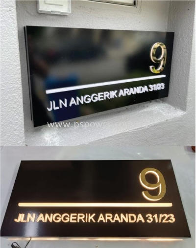 Custom Made LED Door Signage