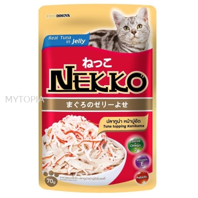 NEKKO POUCH TUNA TOPPING KANIKAMA 70G