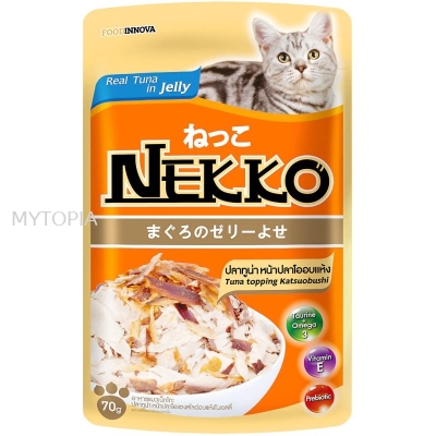 NEKKO POUCH TUNA TOPPING KATSUOBUSHI 70G