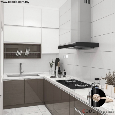 Kitchen Area 3D Interior Design - Penang