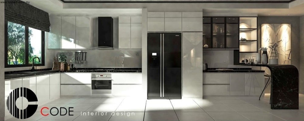 Kitchen Area 3D Interior Design - Penang