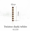 DOBLA, Chocolate Decors - Twister Dark and White Chocolate Decorations Dobla