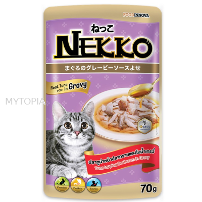 NEKKO POUCH TUNA TOPPING SEABREAM GRAVY 70G