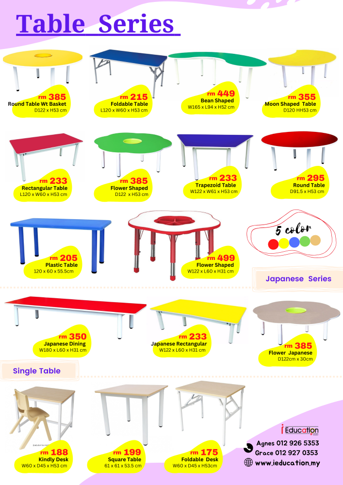 Promotion Kindergarten Furniture 2023