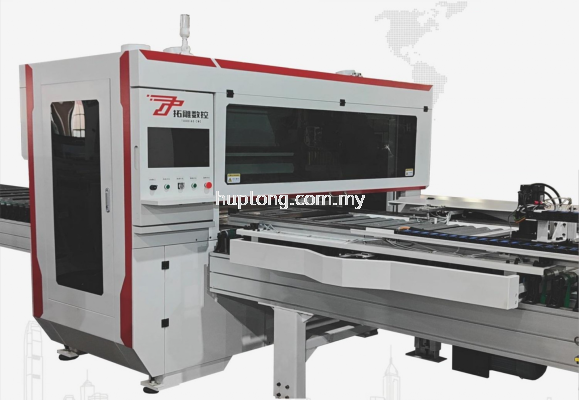 TUODIAO T-E8DL-EX CNC SIX SIDED DRILLING MACHINE CONNECTION MACHINETHREE BORING HEAD+AUTOMATIC TOOL CHANGE+5 TOOL MAGAZINES+ Side milling