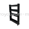 PP0507/4 4 Tier Stackable Slim Shelf w/Wheels Others