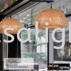 Bamboo Pendant Light (size: D380 / D450mm) AA22 Rope / Wood / Bamboo Pendant Light PENDANT LIGHT