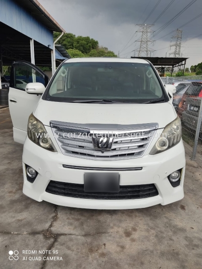 TOYOTA ALPHARD DASHBOARD COVER REPLACE