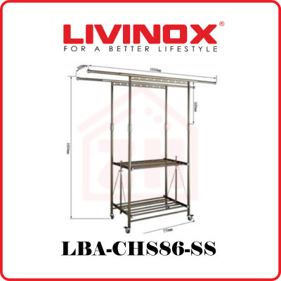 LIVINOX Cloth Hanger LBA-CHS86-SS