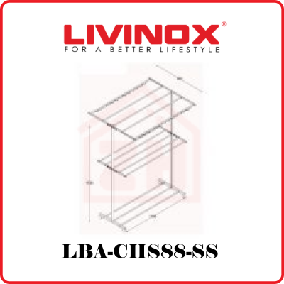 LIVINOX Cloth Hanger LBA-CHS88-SS