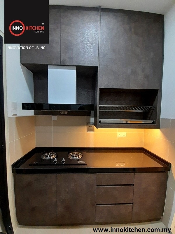 Wet Kitchen Cabinet Design Reference - Presint 14 Putrajaya Renovation Works In Putrajaya Kuala Lumpur & Selangor  Whole House Interior Design & Renovation Reference