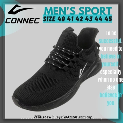 CONNEC Men Sport Shoes CS-88-8381- BLACK Colour