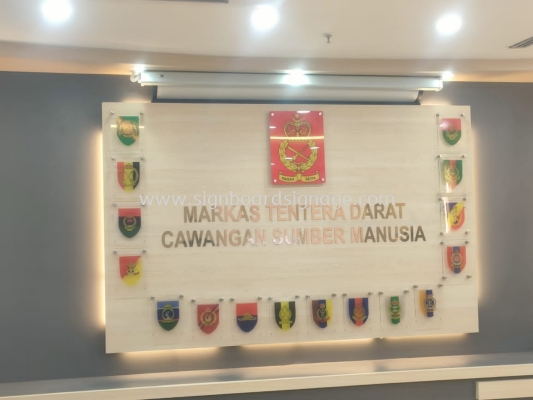 Markas Tenteka Darat Cawangan Sumber Manusia - Arcylic Poster Frame - Kuala Lumpur