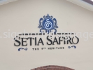 Setia Safiro - 3D Aluminum letter without light - Puchong  Aluminium clasing with froutlit