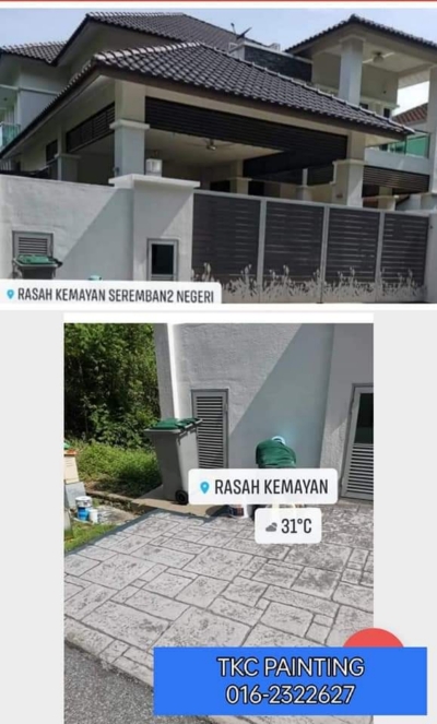 Painting project at Rasah Kemayang