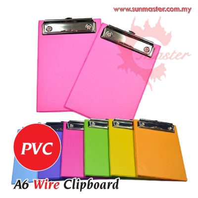 A6 PVC Wire Clipboard