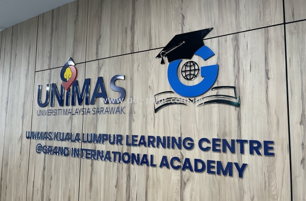 Unimas Subang Square- Laser Cut 3D Acrylic Lettering Signage