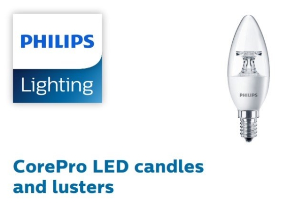 Philips CorePro LED Candles and Lustles