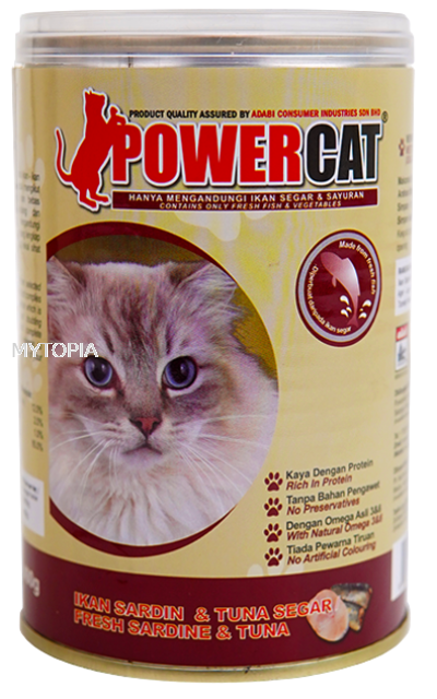 POWER CAT SARDINE & TUNA 400G