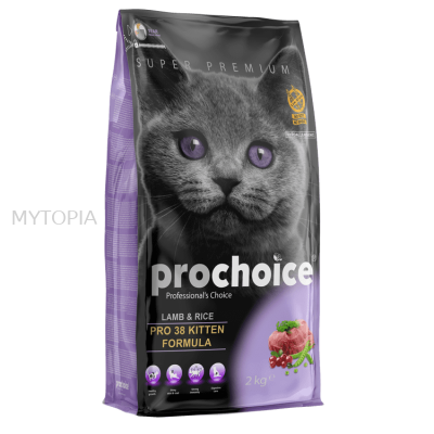 PROCHOICE KITTEN 38 LAMB & RICE 2KG 