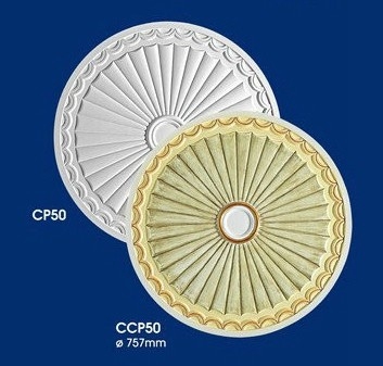 Plaster Ceiling Center Rose : CP50 CCP50