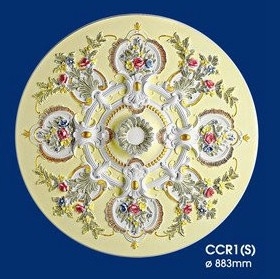 Plaster Ceiling Center Rose : CCR1(S)