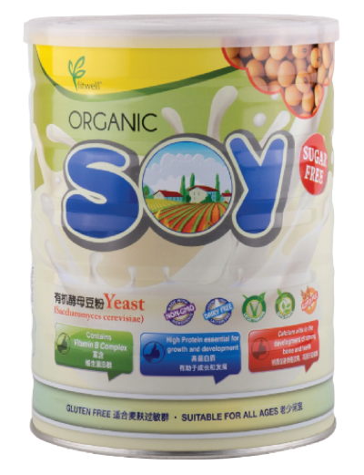 Organic Soy Drink Instant Brewers Yeast Low Sugar