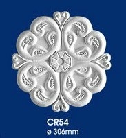 Plaster Ceiling Center Rose : CR54