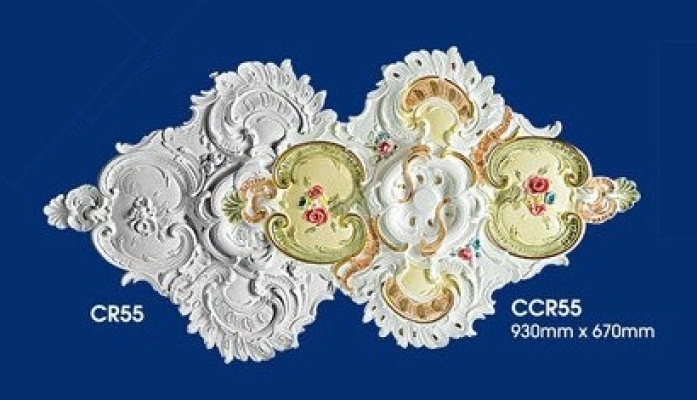 Plaster Ceiling Center Rose : CR55 CCR55