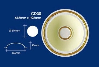 Plaster Ceiling Dome : CD30