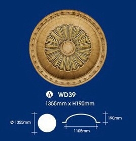 Plaster Ceiling Dome : WD39