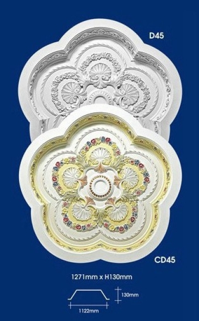 Plaster Ceiling Dome : D45 CD45