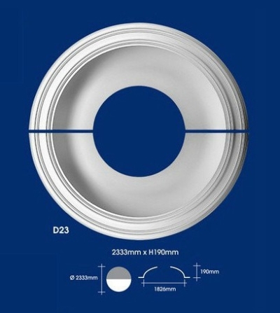 Plaster Ceiling Dome : D23
