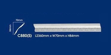 Cornice Putih : C880-S