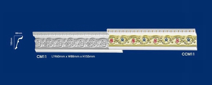 Colorful Cornice : CM11 CCM11 Colorful Ceiling Cornies Plaster Ceiling Choose Sample / Pattern Chart