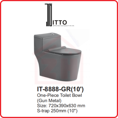 ITTO Water Closet IT-8888-GR(10")