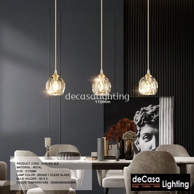 Pendant Light(6721-GD-3LB)