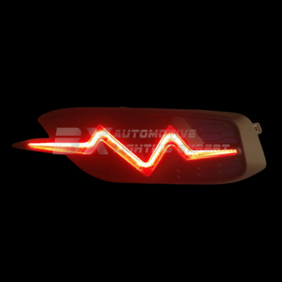 Honda Civic Fc / Tc / Tcp 16-21 - LED Rear Bumper Reflector (Flashlight Design)