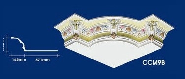 Colorful Cornice Corner : CCM9B