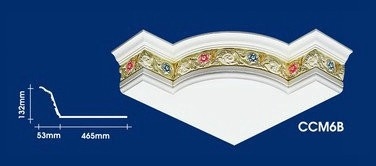 Cornice Corner Warna-warni : CCM6B